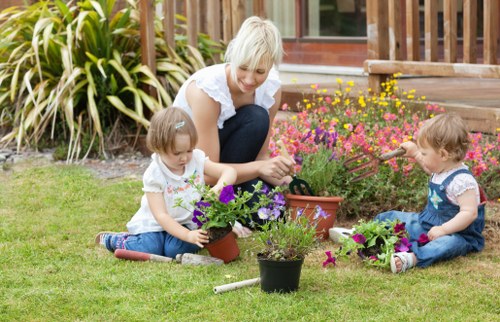 Professional planting services in Carshalton for a front garden border