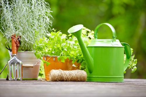 Analytics cookie and performance monitoring concept for a landscaping website